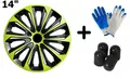 Radkappen Radzierblenden Radblenden 4x Stück Strong Duocolor Black  NRM 14" 3607