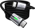 INIU USB Kabel-100W [2m] PD3.0 Schnellladekabel USB C auf USB C Nylon-Geflochten