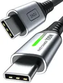 INIU USB C 100W 5A PD QC 4.0 Schnellladekabel USB C auf USB C Nylon 2m Kabel