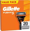 Gillette Fusion5 Rasierklingen Herren 5 Klingen größerer Gleitstreifen 20 Stück