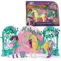 Unicorn Academy - Small Doll Ava & Leaf Stall Spielset (6072051)