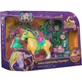 Unicorn Academy Small Doll Ava & Leaf Stall Spielset