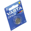 Varta CR1632 Lithium Batterie 3 Volt 140mAh