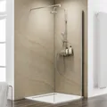 SCHULTE Duschwand "MasterClass", BxH: 80 x 200 cm, ESG, Walk-In, Ecke - silberfarben