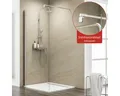 Walk In M6 SCHULTE MasterClass ExpressPlus 80 cm Profil chrom Klarglas schmutzab