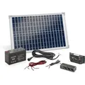 Esotec Solar Inselsystem Mit Laderegler, Solarmodul 20wp, Kabel, Akku 120005