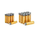 Amazon Basics Hochleistungs-Alkali-Batterien, AA und AAA, Vorteilspack, 12 AA-Batterien und 12 AAA-Batterien, 1,5 V, 10 Jahre lagerfähig, 24 Stück
