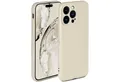 ONEFLOW Handyhülle für iPhone 14 Pro Hülle Silikon Soft Case Creme Beige 6,1 Zoll, Silikonhülle Cover Dünn Handytasche TPU Schutzhülle mit Kameraschutz