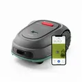 Philips Rasenmähroboter 3000 Series RSL3000/10, intelligentes Mähen mit GPS-Kartierung, bis 1000 m2 Rasenfläche, HomeRun-App und Regensensor-Technologie, leicht zu reinigen grau