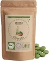 SPINTZ® 200 Stk. Bio Chlorella Bio Presslinge 100% kontrolliert biologischer Anbau | Vegane Tabletten 500mg/Tab | Plastikfrei und nachhaltig verpackte Chlorella Tabletten