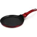 Berlinger Haus Granitpfanne 28 cm Rot Burgundy mit Turbo Induction System und Soft-Touch Silikongriff - Rot