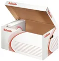 Esselte Archiv-Klappdeckelbox, DIN A4, weiß