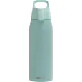Sigg - Edelstahl Trinkflasche - Shield ONE Glacier - Für Kohlensäurehaltige Getränke Geeignet - Auslaufsicher - Federleicht - BPA-frei - Outdoor & Fitness - Hellblau - 1L
