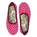 Beck Schläppchen Herz Gymnastikschuh (bis Gr. 38 verfügbar, zum Turnen, für Zuhause und Kindergarten) rutschfeste Sohle, atmungsaktive Baumwolle rosa 37 EU