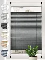 Sonello Plissee crush Klemmfix ohne Bohren, blickdicht, Klemmfix, verspannt, 30cm x 100cm Anthrazit Faltrollo, Easyfix, Blickdicht, Lichtschutz Sonnenschutzrollo verspannt, Jalousie Rollo für Fenster & Tür, einfache Montage, in verschiedenen Farben und Größen