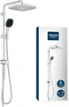 Grohe Duschsystem Regendusche mit Umstellung wassersparend 8l/min, Vitalio 250