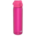 ion8 Trinkflasche, 500 ml, Auslaufsicher, Einhandöffnung, Sichere Verriegelung, Spülmaschinenfest, BPA-frei, Tragegriff, Klappdeckel, Leicht zu Reinigen, Klimaneutral, Knallrosa