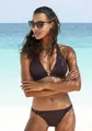 s.Oliver Triangel-Bikini-Top "Rome", mit breitem Bündchen, Gr. 34 - Cup C/D, braun Cup C/D