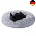 Feandrea Hundebett flauschig, Katzenbett, Donut Kissen, waschbar, Polsterung in