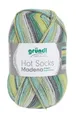 Gründl Sockenwolle Hot Socks Madena Häkelwolle, 100 g 4-fädig