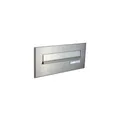 Letterbox24 Durchwurfbriefkasten Edelstahl Briefkasten Frontplatte