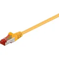 Goobay CAT 6 Patchkabel, S/FTP (PiMF), Gelb, 0.5 m (S/FTP, CAT6, 0.50 m) (68299)