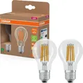 2er Pack OSRAM LED Lampe LAMPS ENERGY CLASS A höchste Filament CLASSIC A 7.2W 827 Clear E27 Warmweiss 4099854253706
