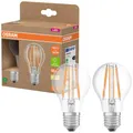 OSRAM HOMELIGHTING 4099854253706 LED EEK A (A - G) E27 Glühlampenform 7.2W = 100W Warmweiß (Ø x H) 60mm x 60mm 2St.