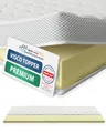 AM Qualitätsmatratzen Visco Topper 90x200cm H2 - Made in Germany - Oeko TEX zertfizierter Memory Foam Topper 90x200 mit Lyocell Bezug - Druckentlastende & viscoelastische Matratzenauflage 90x200