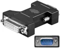Goobay® Adapter DVI-I 24+5 Buchse auf VGA Stecker 15 polig Monitoradapter PC TFT