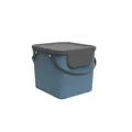 Rotho Müllsystem "Albula", Klappdeckel, 40 l, Kunststoff - blau