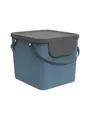 rotho Albula - recycling bin - 40 L - plastic - horizon blue