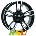 Alutec Drive diamant-schwarz frontpoliert 8x18" ET30 LK5 112 ML 66.5 Alufelge...