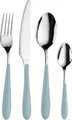 PINTINOX Besteck-Set Canaletto (24-tlg), 6 Personen, Edelstahl 18/10, mit Kunststoffgriff, spülmaschinengeeignet