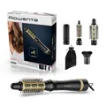 Rowenta Express Style 4-in-1 Warmluftbürste, inkl. 4 Aufsätze, Keramikbeschichtung, Care-Einstellung, Airflow-Technologie, kühle Spitze, Verriegelungs- und Entriegelungstaste, Schwarz/Gold, CF6330F0