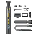 Fanttik Slim V8 APEX Akku-Autostaubsauger, 4-in-1 tragbarer Mini RobustClean™ Handstaubsauger mit 19000 Pa/45 AW Saugkraft, 2 Saugmodi, Auto-Staubsauger für Auto, Bürotisch, Tastaturen (Grau)