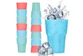 astor24 Becher 12er Set Trinkbecher 480 ml Kunststoff Cocktail Kinderbecher XXL, 12-tlg., Mehrwegbecher Unzerbrechlich
