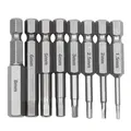 8 Stück Torx Schraubendreher Bits Set Magnetische Schraubendreher Kit S2 Stah...