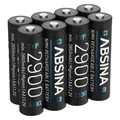 Absina Mignon (AA)-Akku NiMH 1.2 V 8 St. (8 Stk., AA, HR6, 2650 mAh) (401003-8)