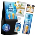 Corasol Feinkost Geschenkset Herrengedeck mit Schnaps, Bier, Bonbons & Hefeweize