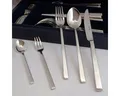 Besteck-Set Wilkens Besteck Set CANTONE 6 Pers. 18/10 Edelstahl mattiert 30 tlg. Besteckgarnitur (30-tlg), Edelstahl