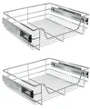 2xArebos Teleskopschublade Küchenschublade Einhängeschublade Korb AR-HE-TS60(x2)