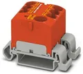 Phoenix Contact PTFIX 10/6X4-NS35A RD Verteilerblock, 7 Anschlüsse, 800V, 57A, rot (3273728)