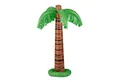relaxdays Aufblasbares Partyzubehör 10 x Aufblasbare Palme XL