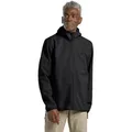 Jack Wolfskin Softshelljacke BORNBERG HOODY atmungsaktiv, leicht, Übergangsjacke schwarz M (50)