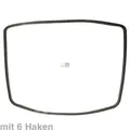 Türdichtung Siemens 00095253 rundum 6Haken für Backofen Herd