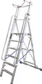 Krause Stabilo Professional 127563 Aluminium Stufen-Stehleiter Arbeitshöhe (max.): 4.8m Silber 27.5kg