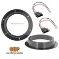 Lautsprecherringe für VW Golf V 5 Touran Front Tür 165 Lautsprecher-Adapter-Set