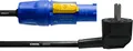 CORDIAL CABLES PowerCON-Kabel - Schuko abgewinkelt 3 m Powercon-Standard-Stromversorgungskabel