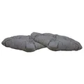 Sitzauflage 2er Set Sitzkissen Auflage, ca. 50 x 50 x 8 cm grau